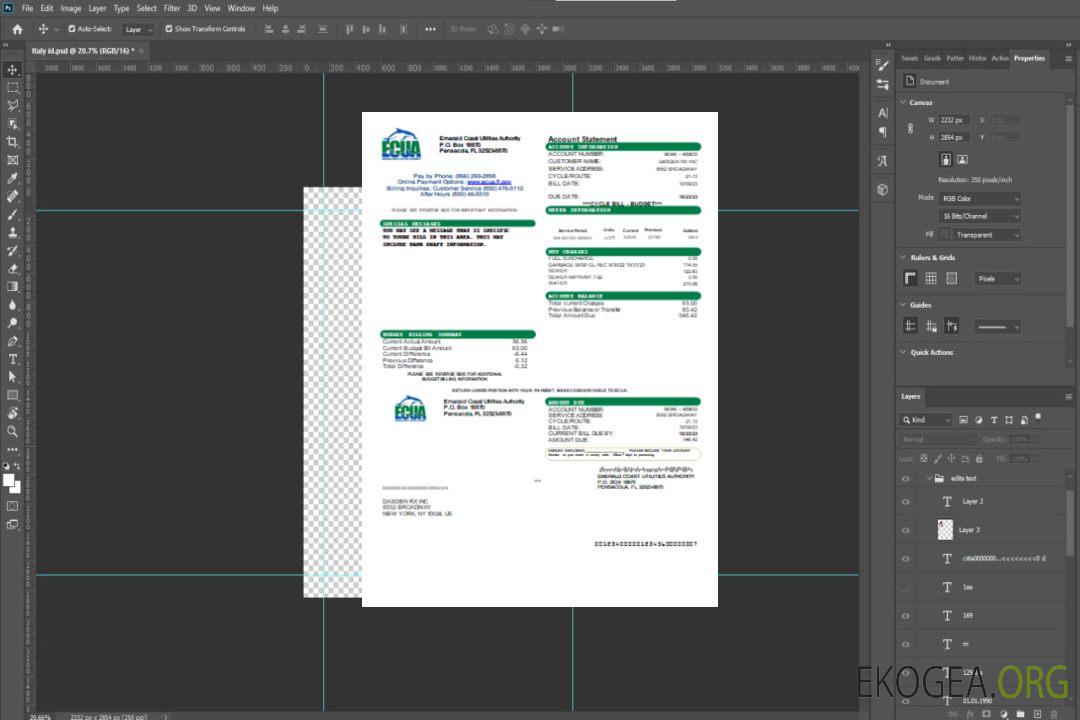 Projet de loi sur les services publics de l'Emerald Coast Utilities Authority (ECUA), SCR template
